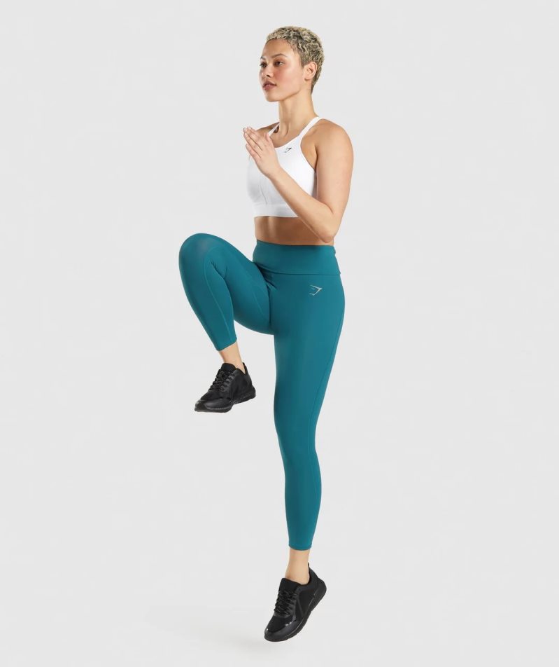 Women's Gymshark Speed Leggings Turquoise | NZ 1XTKWN